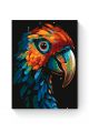 Картина по номерам на подрамнике «Арт-попугай» 25x20 см