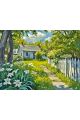 Алмазная мозаика без подрамника «Лето в деревне» 90x70 см