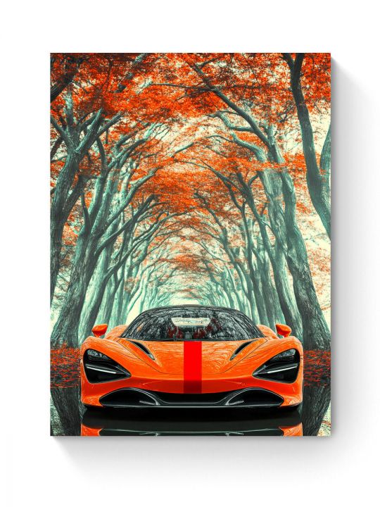 Алмазная мозаика на подрамнике «Суперкар» 70x50 см