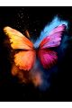 Алмазная мозаика без подрамника «Бабочка» 70x50 см