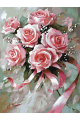 Картина по номерам на подрамнике «Букетик роз» 25x20 см