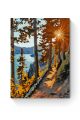 Картина по номерам на подрамнике «Закат у озера» 25x20 см