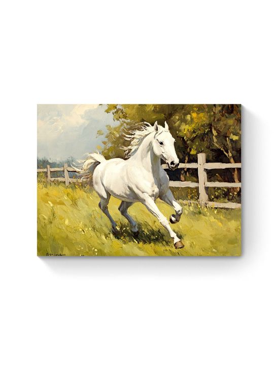 Алмазная мозаика на подрамнике «Мустанг» 50x40 см