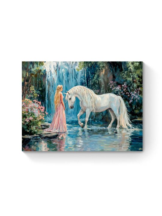 Алмазная мозаика на подрамнике «Парочка» 90x70 см