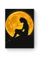 Картина по номерам на подрамнике «Силуэт Луны» 35x25 см