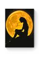 Картина по номерам на подрамнике «Силуэт Луны» 25x20 см
