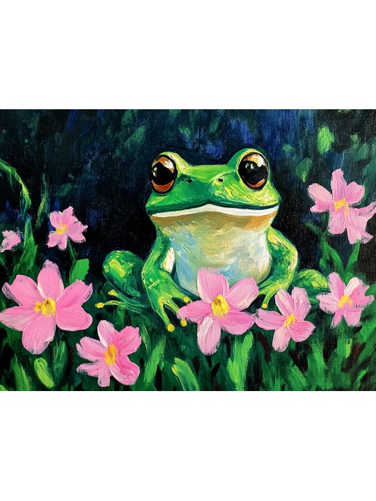 Алмазная мозаика без подрамника «Царевна» 25x20 см