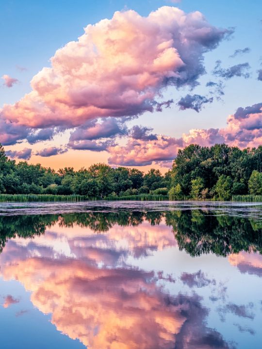 Алмазная мозаика без подрамника «Пейзаж» 130x100 см