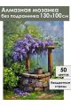 Алмазная мозаика без подрамника «Источник» 130x100 см