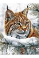 Алмазная мозаика без подрамника «Лесной хищник» 130x100 см