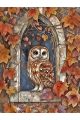 Алмазная мозаика без подрамника «Совушка» 25x20 см