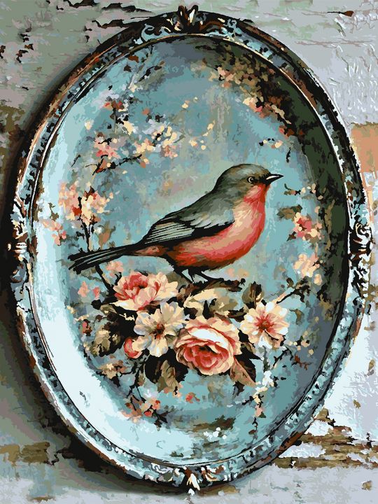 Картина по номерам без подрамника «Винтаж» 130x100 см