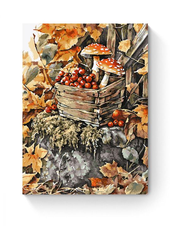 Картина по номерам на подрамнике «Дары осени» 90x70 см