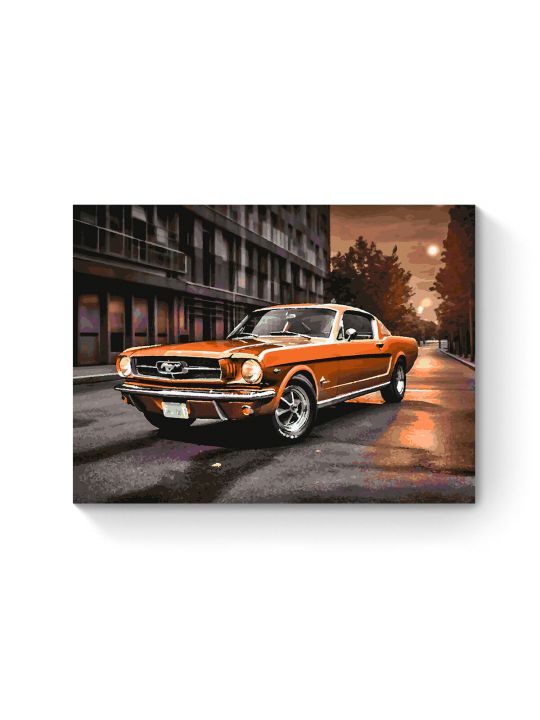 Картина по номерам на подрамнике «Легенда авто» 80x60 см