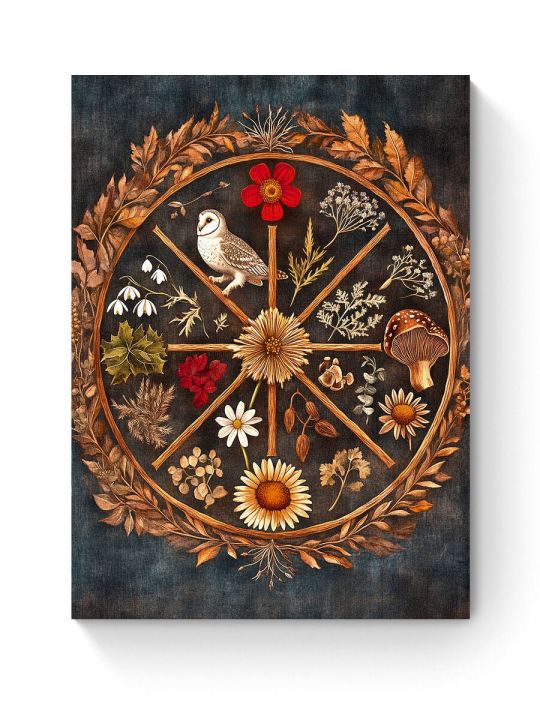 Алмазная мозаика на подрамнике «Загадка леса» 40x30 см