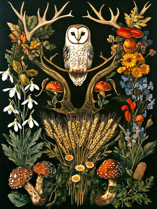 Алмазная мозаика без подрамника «Загадка леса» 25x20 см