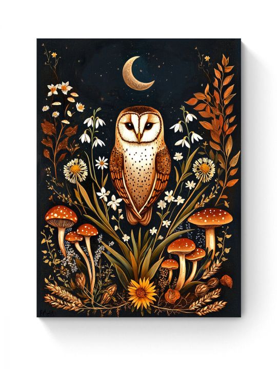 Алмазная мозаика на подрамнике «Тайна леса» 35x25 см