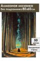 Алмазная мозаика без подрамника «Место силы» 80x60 см