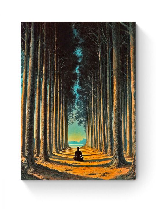 Алмазная мозаика на подрамнике «Место силы» 40x30 см