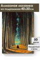 Алмазная мозаика на подрамнике «Место силы» 40x30 см
