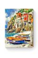 Алмазная мозаика на подрамнике «Средиземноморье» 35x25 см