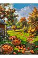 Картина по номерам на подрамнике «Урожай яблок» 90x70 см
