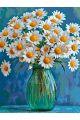 Картина по номерам без подрамника «Ромашки» 130x100 см