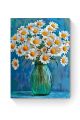 Картина по номерам на подрамнике «Ромашки» 80x60 см