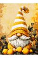 Картина по номерам без подрамника «Лимонный гном» 80x60 см