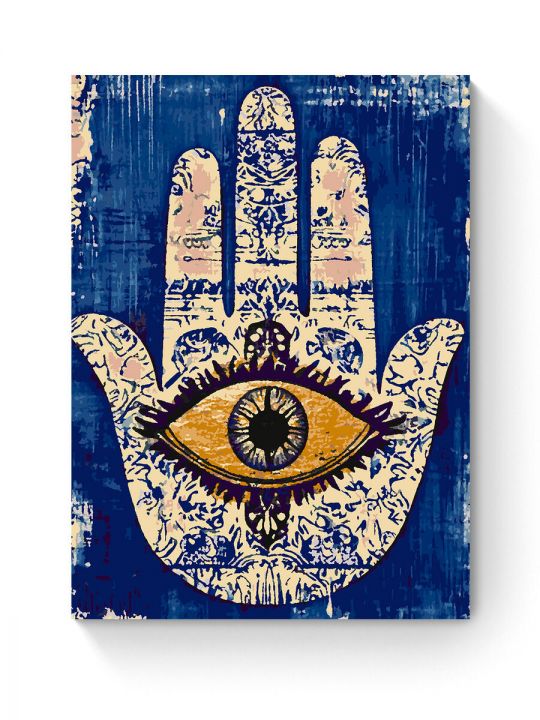 Картина по номерам на подрамнике «Глаз Фатимы» 90x70 см