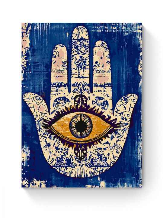 Картина по номерам на подрамнике «Глаз Фатимы» 80x60 см