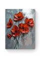 Картина по номерам на подрамнике «Красные маки» 80x60 см