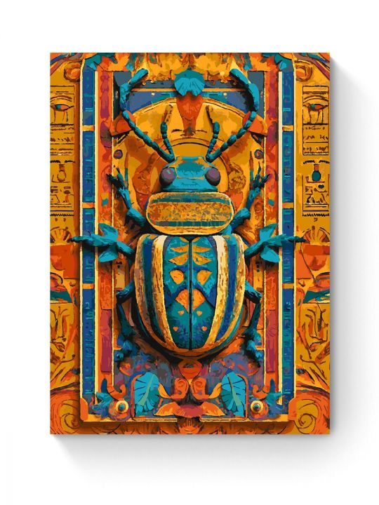 Картина по номерам на подрамнике «Жук Скарабей» 80x60 см