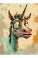 Картина по номерам без подрамника «Единорожек» 80x60 см
