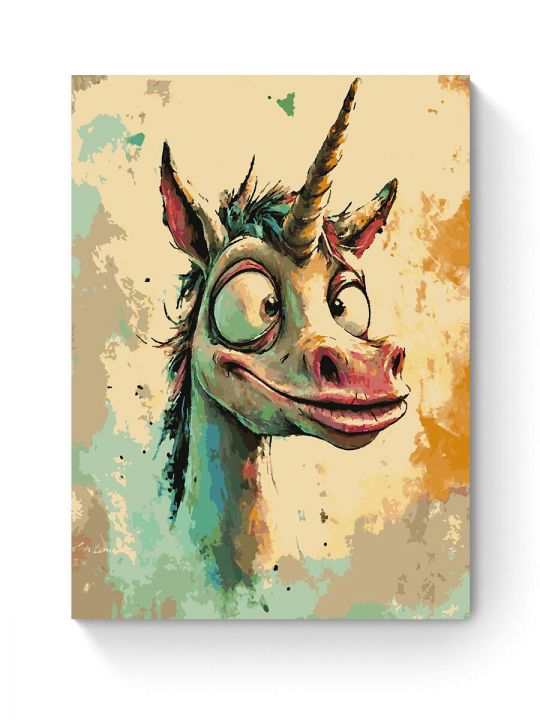 Картина по номерам на подрамнике «Единорожек» 80x60 см