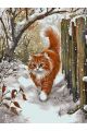 Картина по номерам на подрамнике «Рыжий кот» 80x60 см