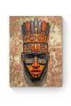 Картина по номерам на подрамнике «Маска Африки» 90x70 см