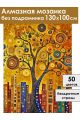 Алмазная мозаика без подрамника «Дерево жизни» 130x100 см