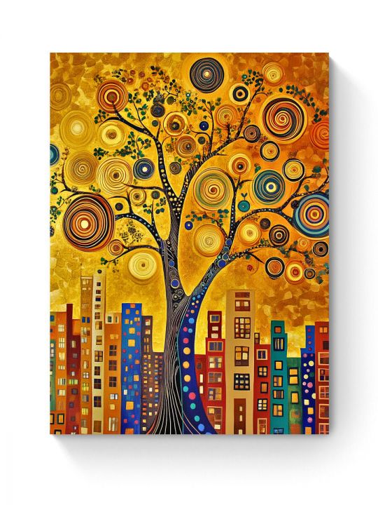 Алмазная мозаика на подрамнике «Дерево жизни» 70x50 см