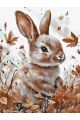 Картина по номерам без подрамника «Кролик» 90x70 см