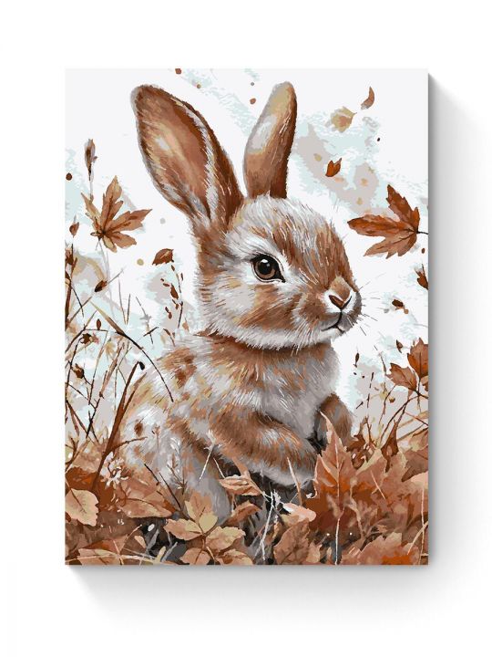 Картина по номерам на подрамнике «Кролик» 90x70 см