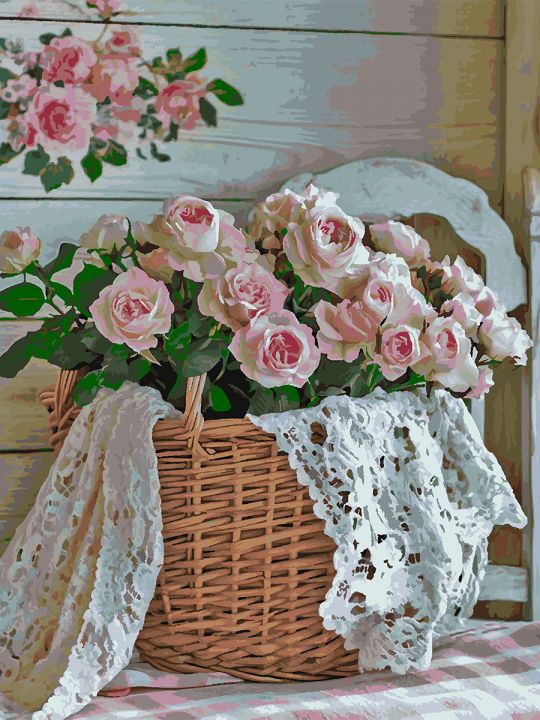 Картина по номерам без подрамника «Прованс» 130x100 см