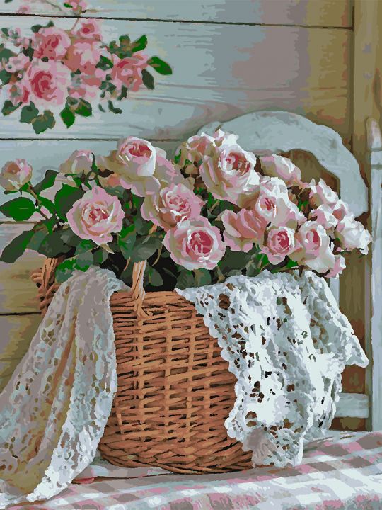 Картина по номерам без подрамника «Прованс» 80x60 см