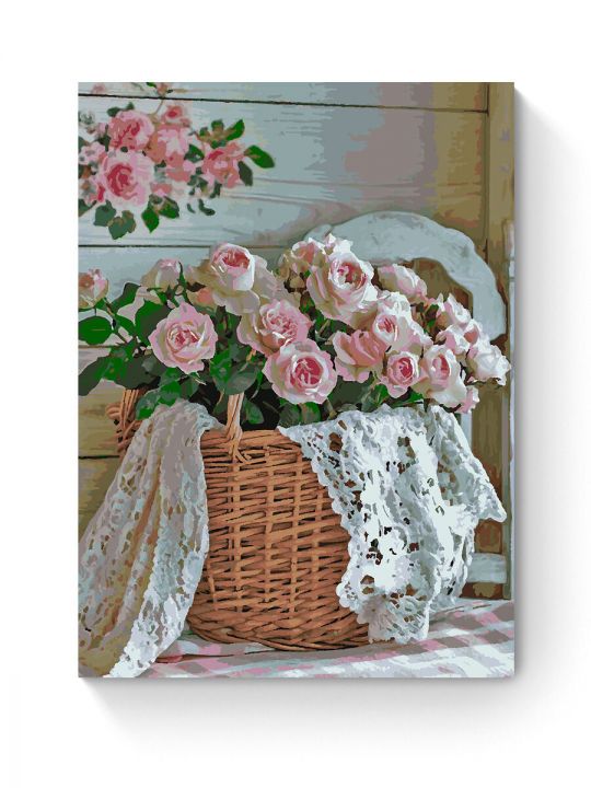 Картина по номерам на подрамнике «Прованс» 90x70 см