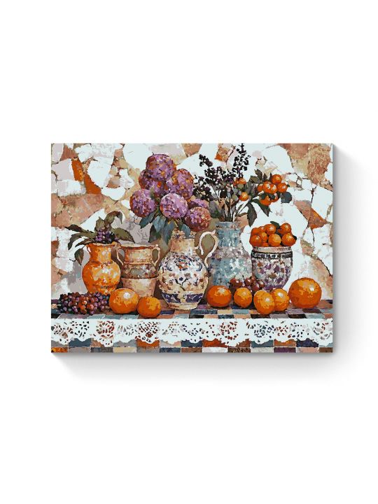 Картина по номерам на подрамнике «Керамика» 90x70 см