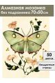 Алмазная мозаика без подрамника «Капустница» 70x50 см