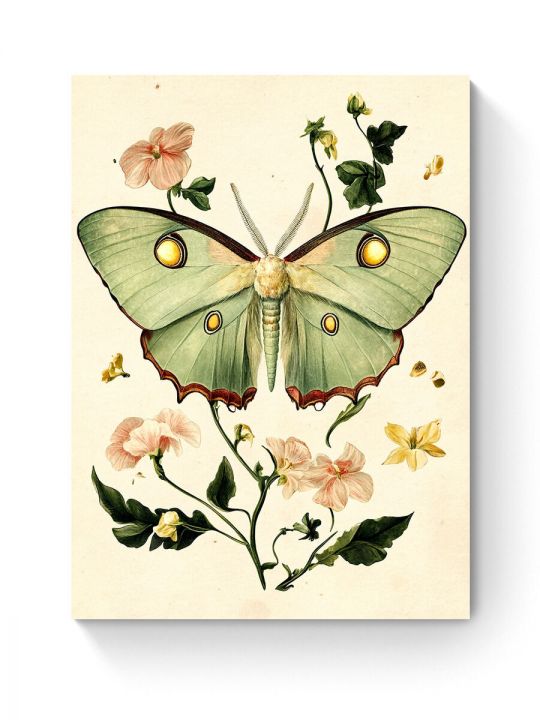 Алмазная мозаика на подрамнике «Капустница» 90x70 см