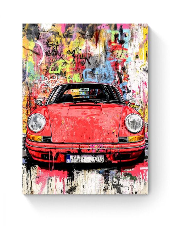 Алмазная мозаика на подрамнике «Спорткар» 50x40 см