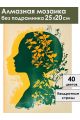 Алмазная мозаика без подрамника «Отражение» 25x20 см