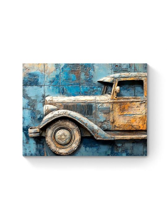 Алмазная мозаика на подрамнике «Грузовик» 90x70 см